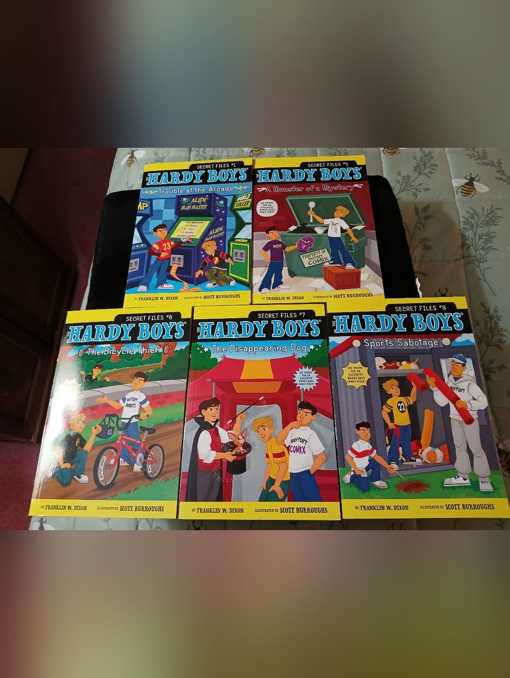 Lot of Five Hardy Boys Paperback Books